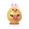 Easter Opaque Resin Cabochons, Chick, Gold, 29.5x19.5x9mm