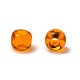 ガラスシードビーズ  トランスペアレント  ラウンド  オレンジ  12/0  2mm  穴：1mm  約30000ビーズ/ポンド&nbsp;SEED-A004-2mm-9-3
