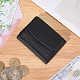 牛革財布  長方形  ブラック  20.3x9.8x0.9cm&nbsp;AJEW-WH20002-41B-4