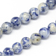 Natural Blue Spot Jasper Bead Strands&nbsp;G-R193-15-4mm-1