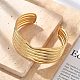 304 Stainless Steel Cuff Bangles&nbsp;BJEW-B108-13G-2