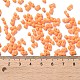 Rubberized Style Glass Seed Beads&nbsp;SEED-Z003-01I-4