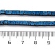 Electroplated Natural Lava Rock Beads Strands&nbsp;G-A256-B01-02G-4