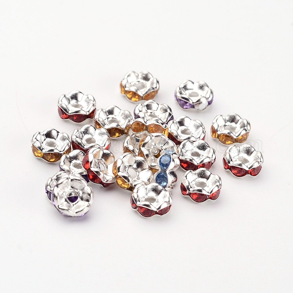50 Stück Strass-Abstandshalter Mit 3 Löchern – 14k Gold Plattiert, Aus Messing, Für Schmuckbasteln, Ca. 18 Mm