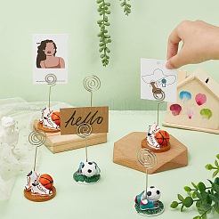 6Pcs 2 Style Resin Memo Clip&nbsp;AJEW-CA0002-02