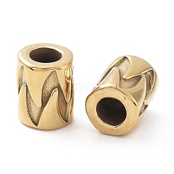 Ion Plating(IP) 304 Stainless Steel European Beads&nbsp;STAS-P173-116G
