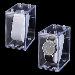 PS Plastic Single Watch Display Cases&nbsp;CON-WH0095-144A