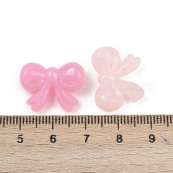 プラスチックビーズ  模造ゼリービーズ  蝶結び  ミックスカラー  15x20x8mm  穴：3mm  625個/ 500g&nbsp;KY-B005-05B