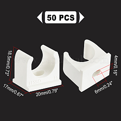 PVC Plastic Pipe Hangers Clamp&nbsp;FIND-WH0113-01