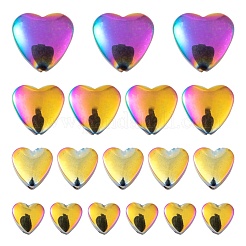 215Pcs 4 Sizes Electroplate Non-magnetic Synthetic Hematite Bead Strands&nbsp;G-LS0001-56