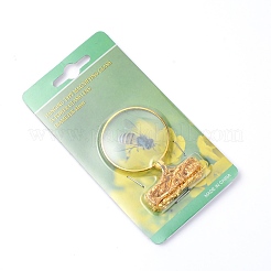 Magnifying Glass Pendant Necklaces&nbsp;NJEW-WH0010-04G