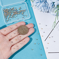 200Pcs 2 Colors 201 Stainless Steel Beads&nbsp;STAS-UN0064-37