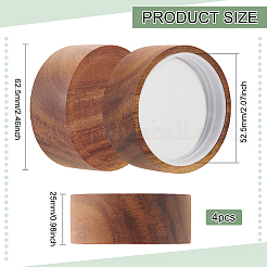 Wood with Plastic Bottle Caps&nbsp;WOOD-WH0124-12B