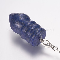 Natural Dyed Lapis Lazuli Chakra Pointed Dowsing Pendulums&nbsp;G-E338-08G