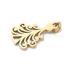 Christmas Theme 304 Stainless Steel Pendants&nbsp;STAS-Z164-02G-01