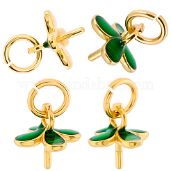 40Pcs Brass Enamel Cup Peg Bails&nbsp;KK-BBC0020-33