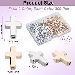 400Pcs 2 Colors CCB Plastic Beads&nbsp;CCB-SP0001-03