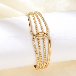 304 Stainless Steel Cuff Bangles for Women&nbsp;BJEW-B120-05G-02