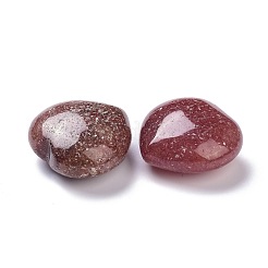 Natural Strawberry Quartz Heart Love Stone&nbsp;G-I285-06J