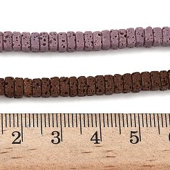 Handmade Porcelain Imitation Lava Rock Beads Strands&nbsp;PORC-P032-03M