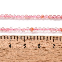 Natural Strawberry Quartz Beads Strands&nbsp;G-C226-B04-3mm