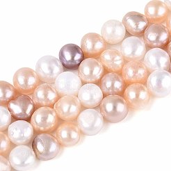 Natural Cultured Freshwater Pearl Beads Strands&nbsp;PEAR-N014-05M-02