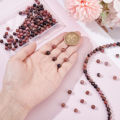 3 Strands Natural Rhodonite Beads Strands&nbsp;G-NB0003-45