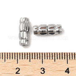 真鍮製ネジ式クラスプ  プラチナ  10x4mm  穴：1mm&nbsp;KK-G187-N