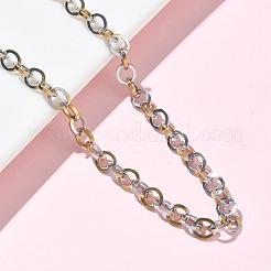 304 Stainless Steel Rolo Chain Necklaces&nbsp;NJEW-Z102-01GP