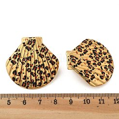 304 Stainless Steel Enamel Stud Earrings&nbsp;EJEW-Z084-15G-01
