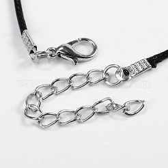 Waxed Cord Necklace Making&nbsp;MAK-L004-01