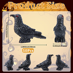 50Pcs Halloween Resin Display Decoration&nbsp;DJEW-SP0001-31