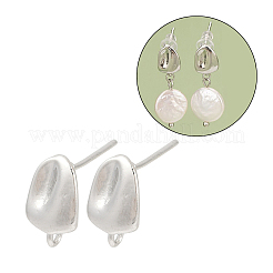 Brass Stud Earring Findings&nbsp;LS-KK-Z099-03P