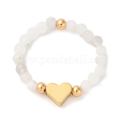 Natural Moonstone Rings&nbsp;RJEW-TA00199-04