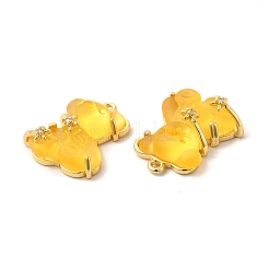 Transparent Resin Crystal Rhinestone Pendants&nbsp;KK-H438-04G-06