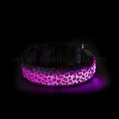 Adjustable Polyester LED Dog Collar&nbsp;MP-H001-A18
