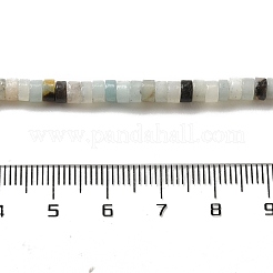天然花アンゾナイトビーズ連売り  ディスク  ヒシビーズ  1.4~2.5x4~4.5mm  穴：0.8mm  約167個/連  14.88''（37.8センチメートル）&nbsp;G-H230-52