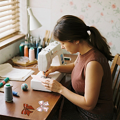 5個 5スタイル ポリエステル刺繍糸 アイロン接着/縫い付けパッチ  布のアップリケ  蝶結び  ミックスカラー  75~83x78~80x1.5mm  1個/スタイル&nbsp;PATC-CY0001-09