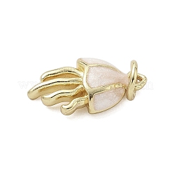 Brass Enamel Pendants&nbsp;KK-K368-11G