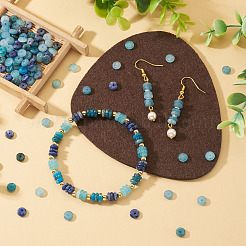 180Pcs 4 Styles Natural Apatite & Sodalite & Dyed White Jade Beads&nbsp;G-TA0003-08A