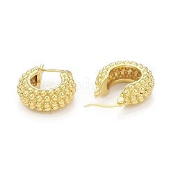 Rack Plating Brass Thick Hoop Earrings for Women&nbsp;EJEW-G340-03G