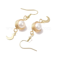 3 Pairs Natural Cultured Freshwater Pearl Dangle Earrings&nbsp;EJEW-JE05738