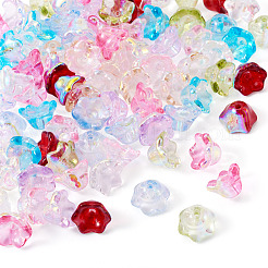 90Pcs 9 Colors Electroplate Transparent Glass Beads&nbsp;EGLA-TA0013-26