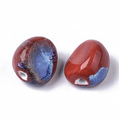 Handmade Porcelain Beads&nbsp;PORC-N004-28F