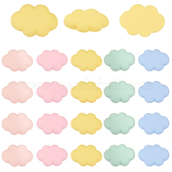 40Pcs Opaque Resin Cabochons&nbsp;RESI-SC0006-57