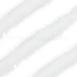 2mの人工ウールストリップ衣服装飾  ホワイト  30mm&nbsp;DIY-CY0002-89A