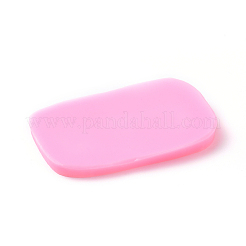 食品グレードのシリコンモールド  フォンダン型  DIYケーキデコレーション用  チョコレート  キャンディ  UVレジン＆エポキシ樹脂ジュエリー作り  フクロウ  ピンク  100x67x10mm&nbsp;DIY-E013-08