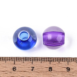 Transparent Acrylic European Beads&nbsp;OACR-Q200-07