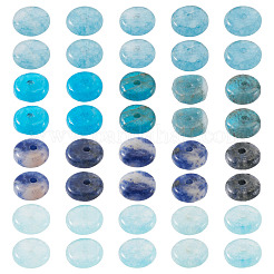 180Pcs 4 Styles Natural Apatite & Sodalite & Dyed White Jade Beads&nbsp;G-TA0003-08A