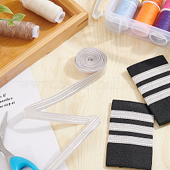 Metallic Yarn Ribbon&nbsp;SRIB-WH0011-220A-02-1